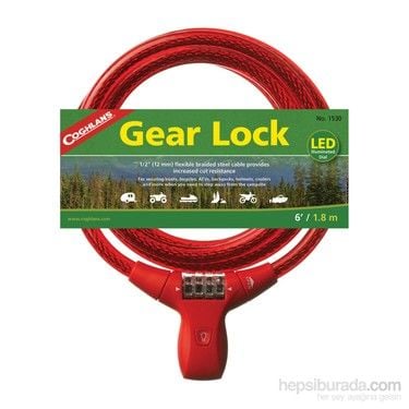 Coghlans Coghlan's Camping Gear Şifreli Kilit LED Aydınlatmalı 6'