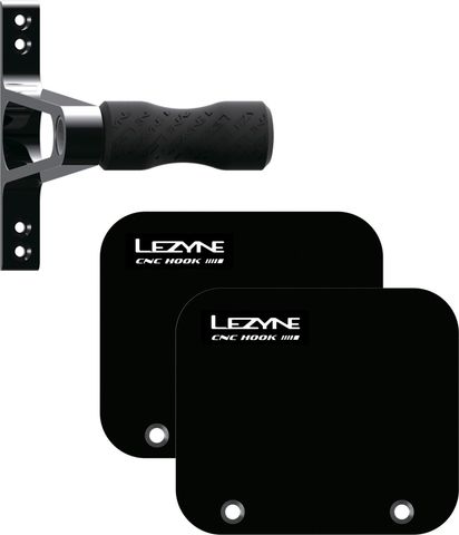 Lezyne Lezyne Alloy Wheel Hook Fahrrad Wandhalterung - schwarz - Größe bis 32 kg