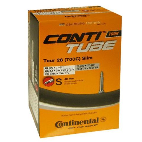 Continental Continental Tour 28 Slim SV Schlauch - 42 mm - black - Größe 28-37/622-642