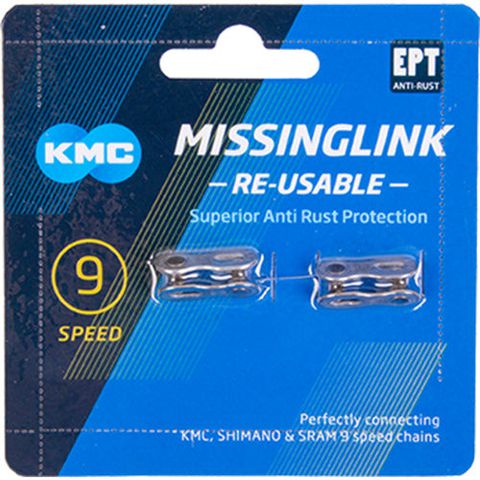 Kmc KMC 9R EPT Missing Link kettingschakel 9-speed zilver