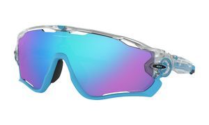 Oakley OAKLEY Jawbreaker Crystal Pop Fietsbril PRIZM Sapphire Lens Blauw