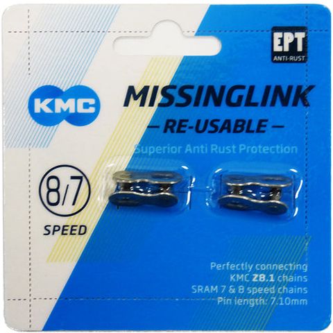 Kmc KMC 7/8R EPT MissingLink 7/8-speed 7,1mm zilver