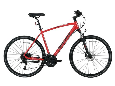 Bisan Bisan TRX 8500 Trekking Bisikleti | 54cm Kadro | Mat Kırmızı