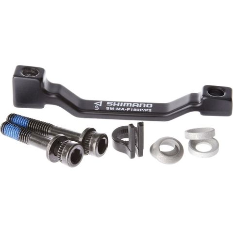 Shimano Shimano Scheibenbremsadapter vorn o. hinten PM PM (180 mm) 203 mm - schwarz - Größe 180 mm - 203 mm