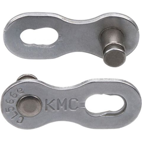 Kmc KMC 9NR EPT Missing Link kettingschakel 2-set Campagnolo/Shimano/KMC 9-speed zilver