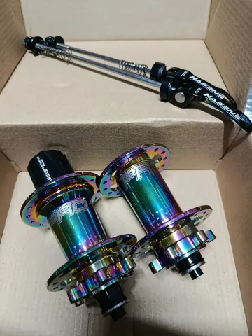 Hassns Hassns Pro 7 Rainbow Ön Arka Yüksek Hub Sesli 36 Delikli Göbek Seti Rulmanlı