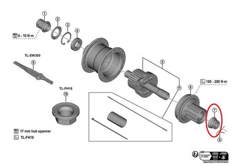 Shimano SHIMANO Staubkappe f.FH-U6060 rechts [6060] - zuverlässiger Naben-Schutz in moderner Ausführung