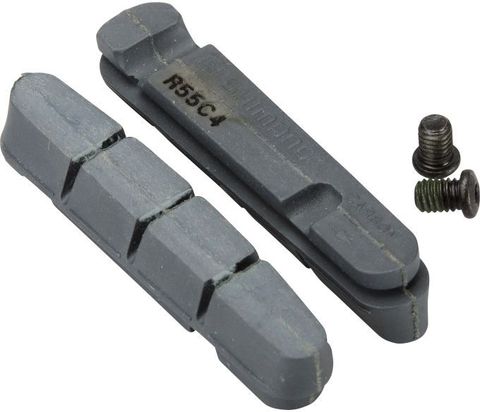 Shimano Shimano Bremsbelag R55C4 für Cartridge Bremsschuh - Carbonfelge - schwarz - Größe 2 Paar