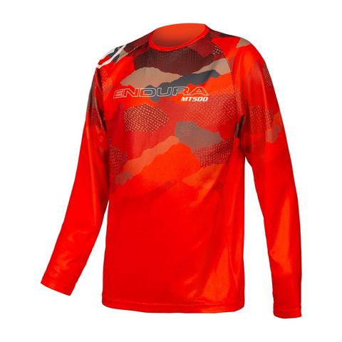 Endura Endura Kinder MT500JR Trikot LTD (langarm) - Paprika 11 - 12 Jahre