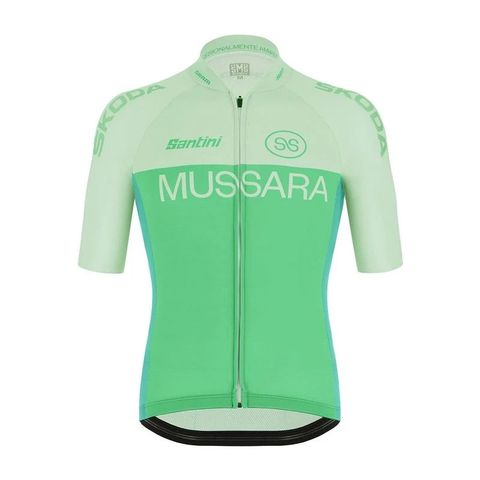 Santini Santini Mussara Priorat Unisex Bisiklet Forması GF94075C20PR - YEŞİL / L