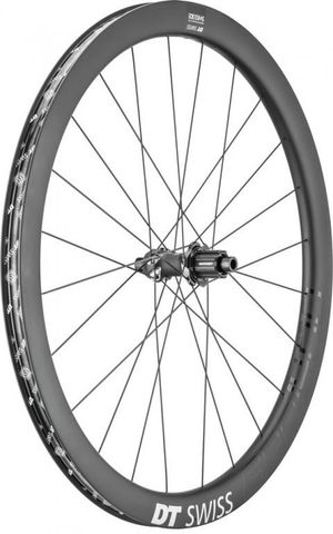 DT Swiss DTSwiss DT Swiss Laufrad GRC 1400 Spline Disc 622 x 24 mm schwarz - aerodynamisches Carbon-Gravel-Hinterrad