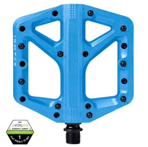 Crankbrothers Crankbrothers PEDAL STAMP 1 BÜYÜK MAVİ ÇİFT