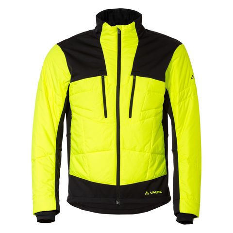 VAUDE VAUDE MEN’S MINAKI JACKET IV thermofietsjack neon yellow
