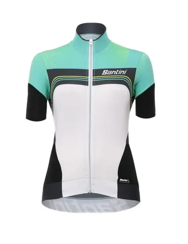 Santini Santini FS95475QUEEN Kısa Kol Kadın Forma Yeşil 3XL / Bisiklet