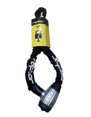 Raptor Raptor Bisiklet Anahtarlı Zincir Kilit 90cm - 6mm Kalınlık
