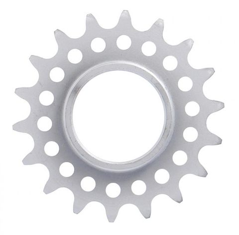 XLC XLC Single Speed Ritzel 1/8",18 Zähne mit Gewinde matt verchromt