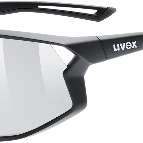 Uvex uvex Skyryse fietsbril Zwart Mat / Spiegel Zilver
