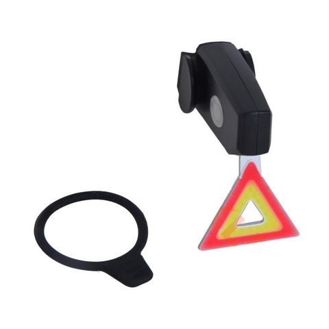 Rectus Rectus 5 Fonksiyonlu Üçgen Led Arka Bisiklet Lambası Usb Kırmızı-Sarı