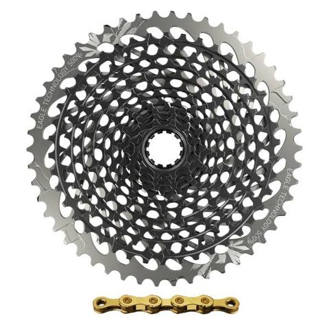 Sram SRAM X01 Eagle + KMC X12 Ti-N Combi 10-52