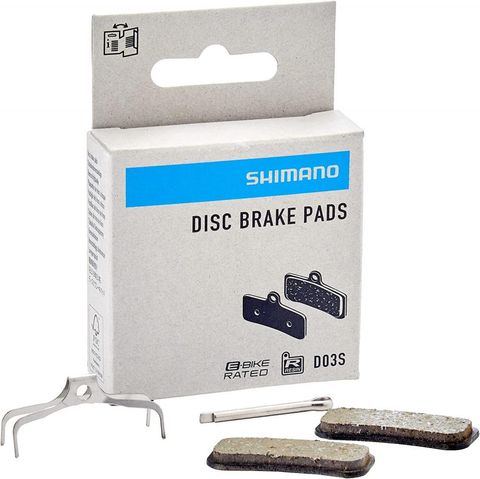 Shimano Shimano D03S Resin Scheibenbremsbelag Typ D - leise, kontrollierte Bremsleistung für Trail & Enduro