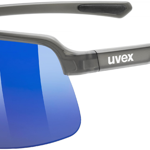 Uvex uvex Dyrt fietsbril Smoke Mat / Mirror Blue