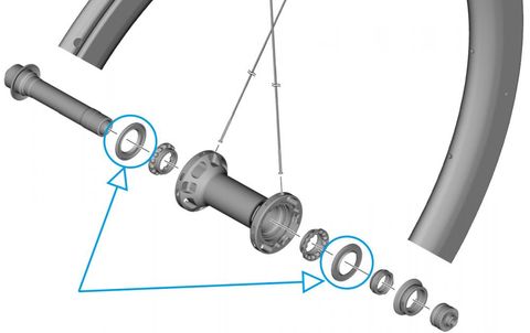Shimano SHIMANO Dichtring WH-R9270 - Dichtungsring für Rennrad-Laufräder