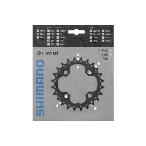 Shimano Shimano Aynakol Dişlisi SLX 24T 3x10S