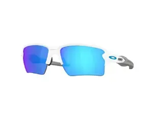 Oakley OAKLEY Flak 2.0 XXL Sport Zonnebril Prizm Sapphire Lens Polished Wit