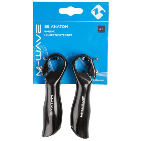 M-Wave MWave M-WAVE Lenkerzusatzgriff BE ANATOM Aluminium schwarz