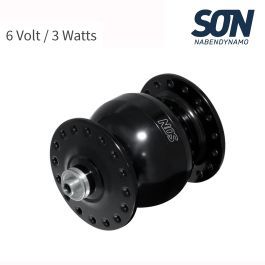 Son-hub-dynamos Son 28 Dinamo Göbek V-Fren 6V 3.0Watt 36D QR Siyah