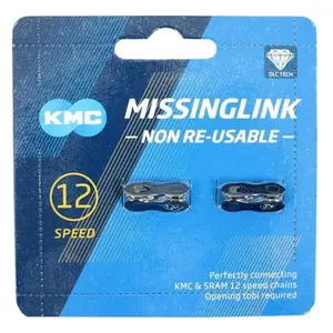 Kmc KMC Missing Link 12-Speed Niet Herbruikbaar Zwart 2 Stuks