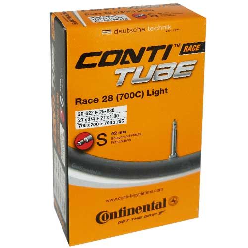 Continental Continental Race 28 Light SV Schlauch - 42 mm - black - Größe 20-25/622-630