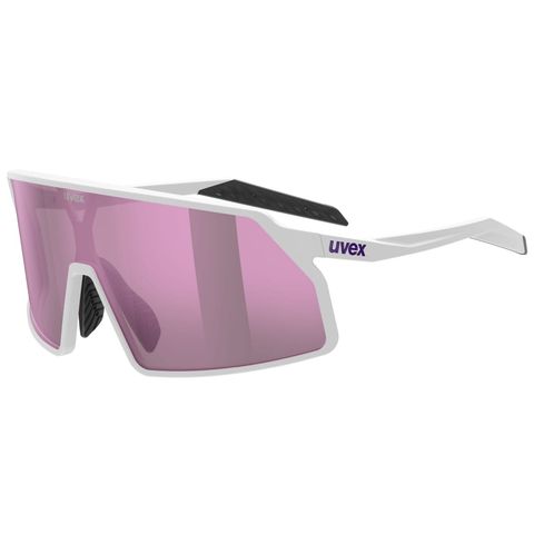 Uvex uvex PACE STAGE RISE Sportbrille white matt/mirror rose