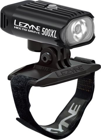 Lezyne Lezyne Hecto Drive 500XL Helmlampe - schwarz-glänzend - Größe 500 Lumen
