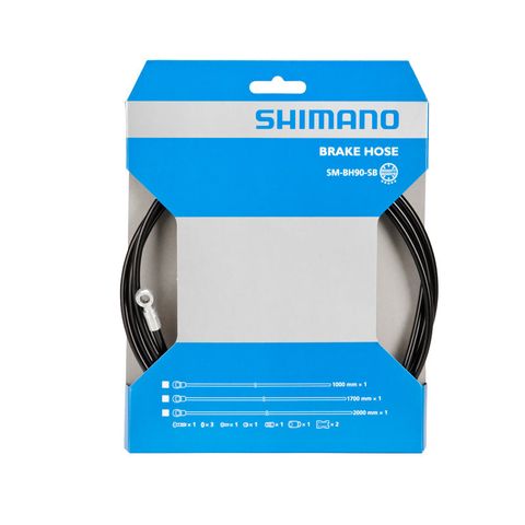 Shimano Shimano XTR, XT, SLX, Alfine Bremsleitung SM-BH90-SB - schwarz 1700 mm