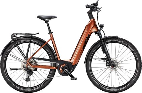 Ktm KTM Macina Gran 810 ABS 29 - 800 Wh - 29 Zoll - Tiefeinsteiger - Terra (Black+Orange) - Größe 43 CM