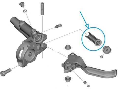 Shimano SHIMANO Membran BL-M820 - Ersatz-Membran für Bremshebel, ca. 6 g