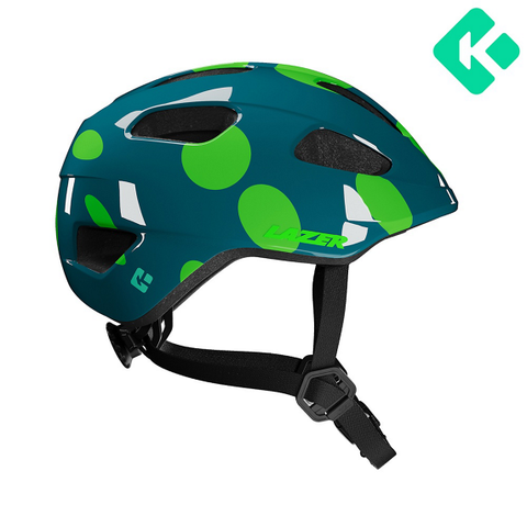 Lazer Lazer Nutz 2.0 Kineticore Çocuk Bisiklet Kaskı Green Dots Turnfit BLC2547893352