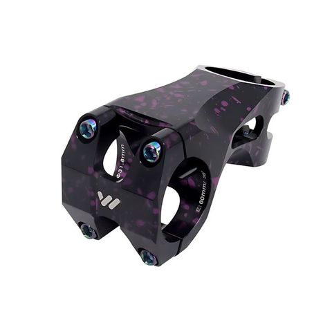 Wake Wake CNC Alüminyum 31.8mm 60mm Kamuflaj Siyah Mor Bisiklet Gidon Boğazı
