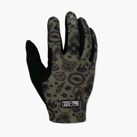 Muc Off Muc-Off Summer LightWeight Mesh Ride Gloves Uzun Parmak Eldiven - YEŞİL / S