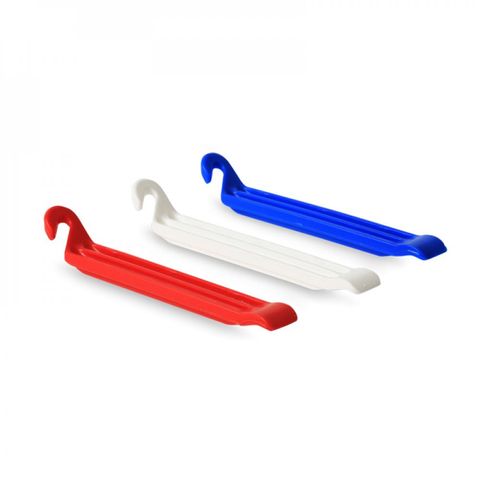 Zéfal Zefal Zéfal Reifenheber DP20, 3er-Set blau/weiß/rot, Technopolymer, felgenschonend, mit Speichenhaken, ergonomisch, kompakt, ideal für unterwegs