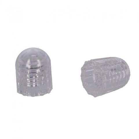Schwalbe Schwalbe Ventilkappe DUST CAP DV Transparent - Staubschutzkappe für Dunlopventil