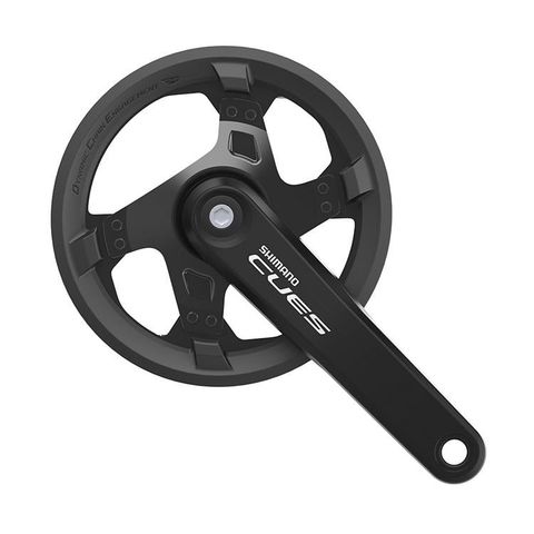 Shimano Shimano Cues FC-U4000-1 175mm 42T 1x9/10/11s Uyumlu Kapaklı Aynakol Siyah