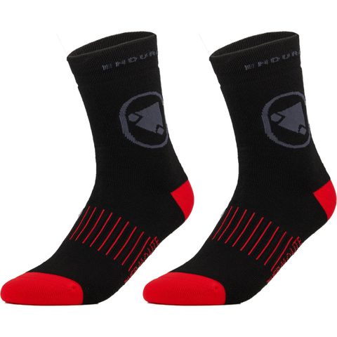 Endura Endura Thermolite II Socken 2er-Pack schwarz 37 - 42