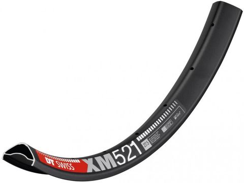 DT Swiss DTSwiss DT Swiss Felge XM 521 27,5" 28 Loch Schwarz - stabile, leichte Trail-Felge
