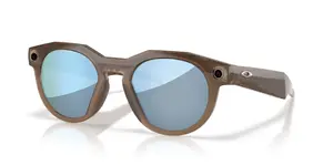 Oakley OAKLEY Meta HSTN Sport Zonnebril Bruin met Prizm Deep Water Polarized Lens