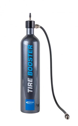 Schwalbe Schwalbe Tire Booster Tubeless-Inflator, 1,15 l, max. 11 bar, Aluminium, für SV-Ventile
