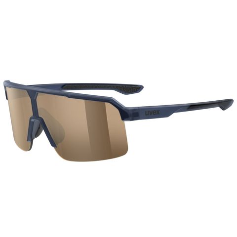 Uvex uvex RAMP JR Kinder Sportbrille dusk blue matt/mirror gold