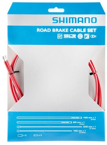 Shimano SHIMANO Bremszug-Set Road SIL-TEC Bremszug-Set - Rot