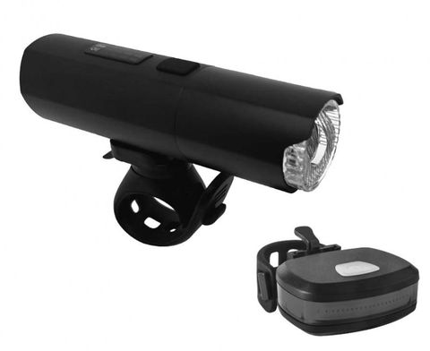 Xc XC 383+384 Usb Şarjlı Ön Arka Far Stop Seti 400 Lümen Ön